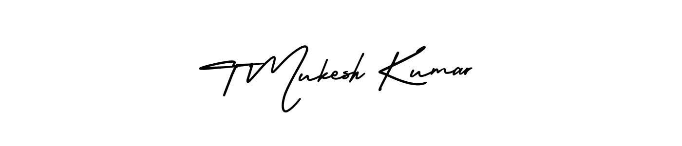 See photos of T Mukesh Kumar official signature by Spectra . Check more albums & portfolios. Read reviews & check more about AmerikaSignatureDemo-Regular font. T Mukesh Kumar signature style 3 images and pictures png