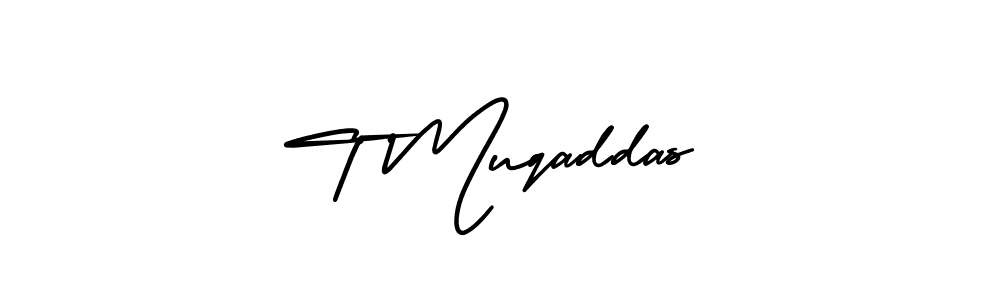 Once you've used our free online signature maker to create your best signature AmerikaSignatureDemo-Regular style, it's time to enjoy all of the benefits that T Muqaddas name signing documents. T Muqaddas signature style 3 images and pictures png