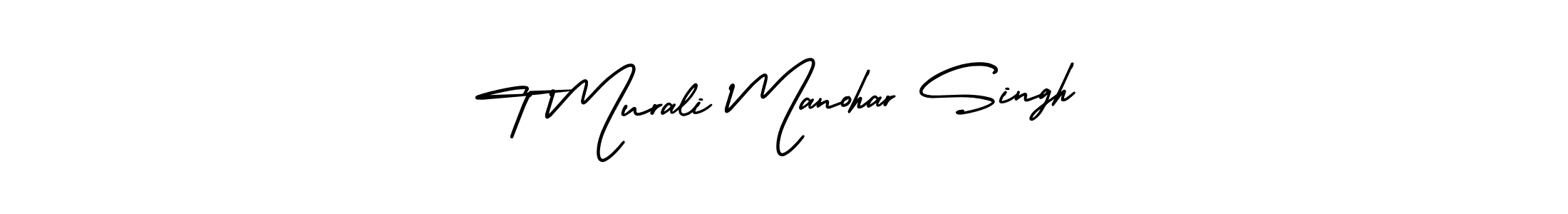 Also we have T Murali Manohar Singh name is the best signature style. Create professional handwritten signature collection using AmerikaSignatureDemo-Regular autograph style. T Murali Manohar Singh signature style 3 images and pictures png