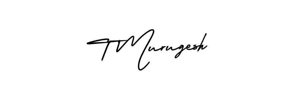 Also You can easily find your signature by using the search form. We will create T Murugesh name handwritten signature images for you free of cost using AmerikaSignatureDemo-Regular sign style. T Murugesh signature style 3 images and pictures png