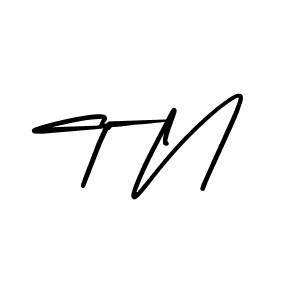 Similarly AmerikaSignatureDemo-Regular is the best handwritten signature design. Signature creator online .You can use it as an online autograph creator for name T N. T N signature style 3 images and pictures png