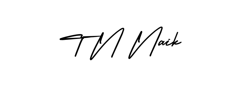 How to Draw T N Naik signature style? AmerikaSignatureDemo-Regular is a latest design signature styles for name T N Naik. T N Naik signature style 3 images and pictures png