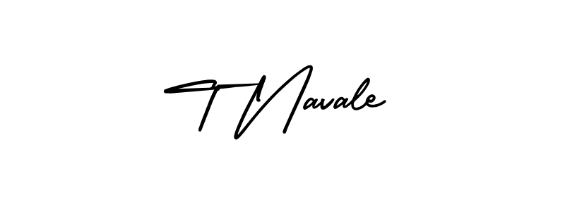 Check out images of Autograph of T Navale name. Actor T Navale Signature Style. AmerikaSignatureDemo-Regular is a professional sign style online. T Navale signature style 3 images and pictures png