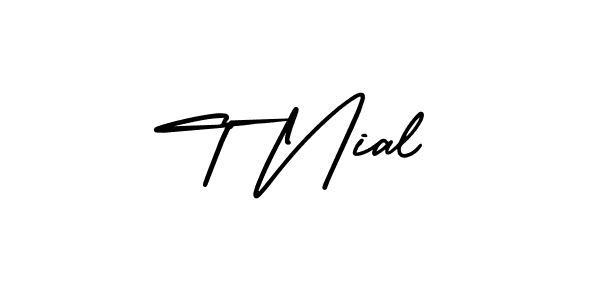 You can use this online signature creator to create a handwritten signature for the name T Nial. This is the best online autograph maker. T Nial signature style 3 images and pictures png