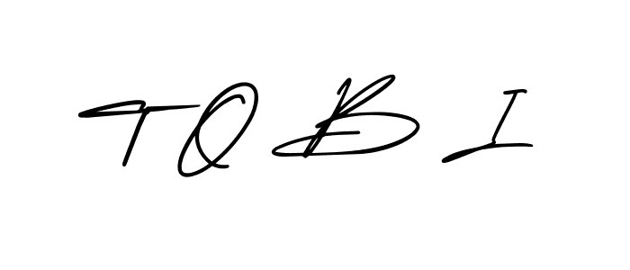 It looks lik you need a new signature style for name T O B I. Design unique handwritten (AmerikaSignatureDemo-Regular) signature with our free signature maker in just a few clicks. T O B I signature style 3 images and pictures png