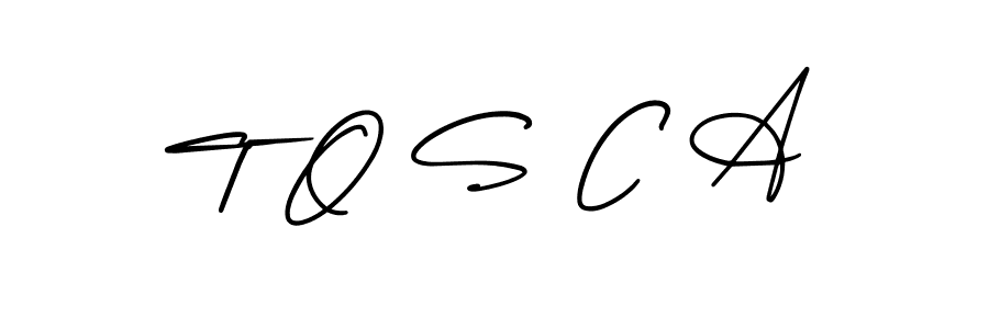 Create a beautiful signature design for name T O S C A. With this signature (AmerikaSignatureDemo-Regular) fonts, you can make a handwritten signature for free. T O S C A signature style 3 images and pictures png