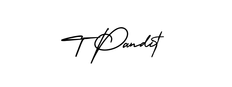 Best and Professional Signature Style for T Pandit. AmerikaSignatureDemo-Regular Best Signature Style Collection. T Pandit signature style 3 images and pictures png