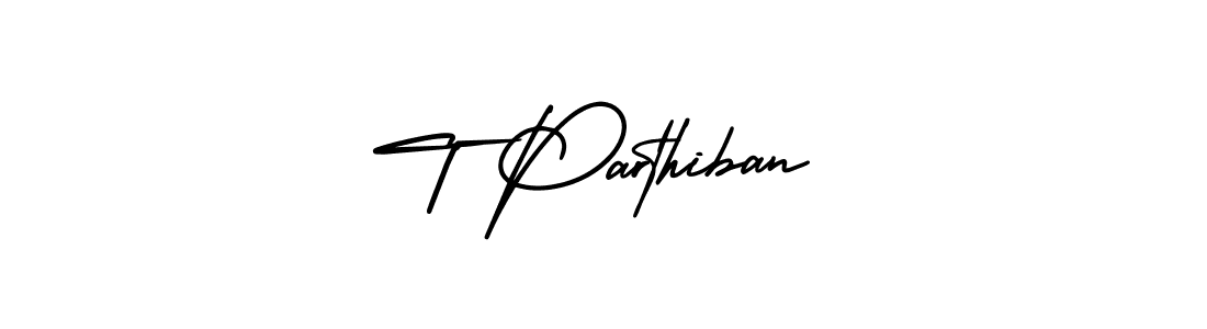 Make a beautiful signature design for name T Parthiban. Use this online signature maker to create a handwritten signature for free. T Parthiban signature style 3 images and pictures png