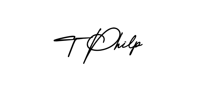 Similarly AmerikaSignatureDemo-Regular is the best handwritten signature design. Signature creator online .You can use it as an online autograph creator for name T Philp. T Philp signature style 3 images and pictures png