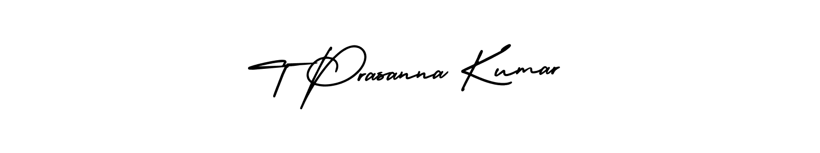 How to make T Prasanna Kumar signature? AmerikaSignatureDemo-Regular is a professional autograph style. Create handwritten signature for T Prasanna Kumar name. T Prasanna Kumar signature style 3 images and pictures png