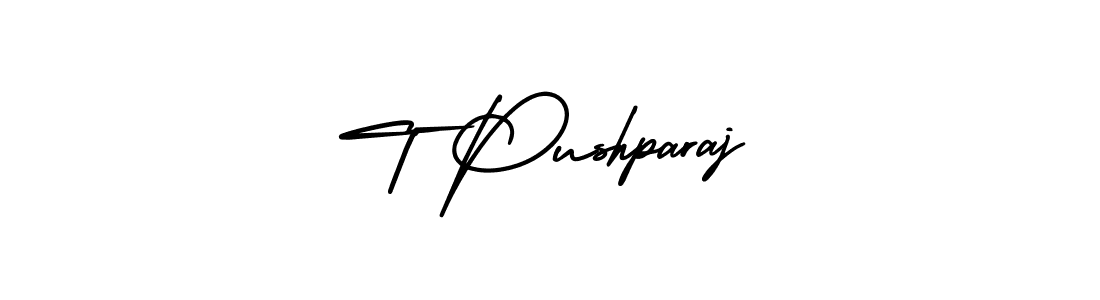 Design your own signature with our free online signature maker. With this signature software, you can create a handwritten (AmerikaSignatureDemo-Regular) signature for name T Pushparaj. T Pushparaj signature style 3 images and pictures png