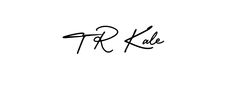 How to make T R Kale signature? AmerikaSignatureDemo-Regular is a professional autograph style. Create handwritten signature for T R Kale name. T R Kale signature style 3 images and pictures png