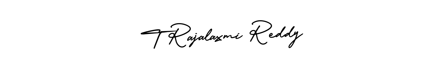 It looks lik you need a new signature style for name T Rajalaxmi Reddy. Design unique handwritten (AmerikaSignatureDemo-Regular) signature with our free signature maker in just a few clicks. T Rajalaxmi Reddy signature style 3 images and pictures png