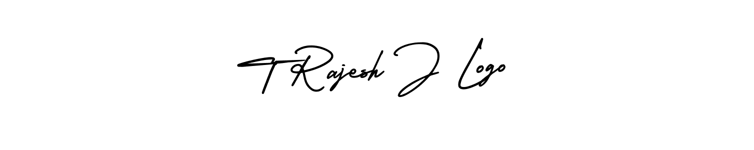 Make a short T Rajesh J Logo signature style. Manage your documents anywhere anytime using AmerikaSignatureDemo-Regular. Create and add eSignatures, submit forms, share and send files easily. T Rajesh J Logo signature style 3 images and pictures png