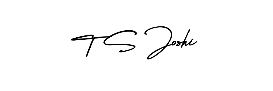 AmerikaSignatureDemo-Regular is a professional signature style that is perfect for those who want to add a touch of class to their signature. It is also a great choice for those who want to make their signature more unique. Get T S Joshi name to fancy signature for free. T S Joshi signature style 3 images and pictures png