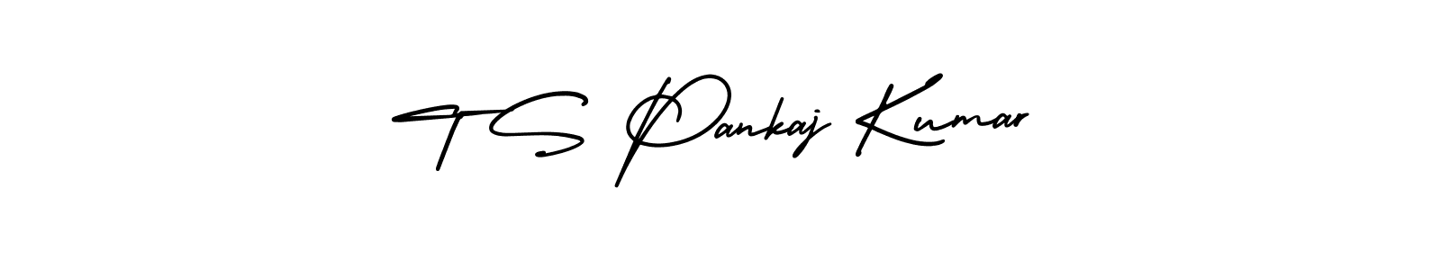 It looks lik you need a new signature style for name T S Pankaj Kumar. Design unique handwritten (AmerikaSignatureDemo-Regular) signature with our free signature maker in just a few clicks. T S Pankaj Kumar signature style 3 images and pictures png