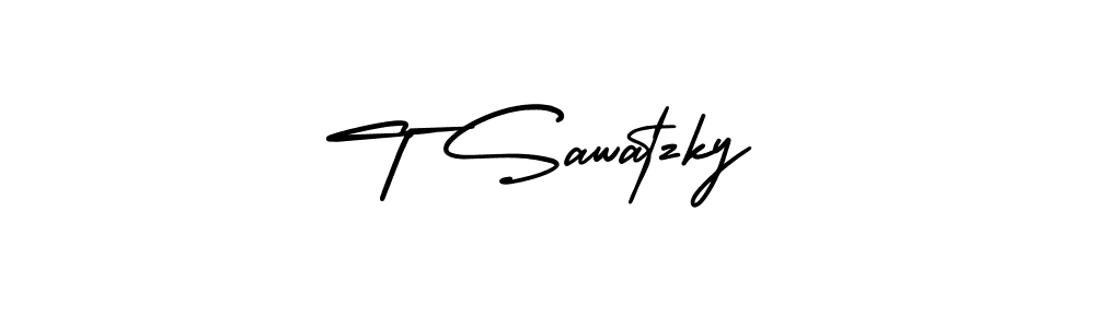 You can use this online signature creator to create a handwritten signature for the name T Sawatzky. This is the best online autograph maker. T Sawatzky signature style 3 images and pictures png
