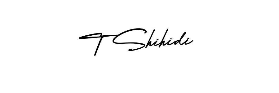 Check out images of Autograph of T Shihidi name. Actor T Shihidi Signature Style. AmerikaSignatureDemo-Regular is a professional sign style online. T Shihidi signature style 3 images and pictures png