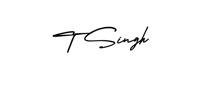 How to Draw T Singh signature style? AmerikaSignatureDemo-Regular is a latest design signature styles for name T Singh. T Singh signature style 3 images and pictures png
