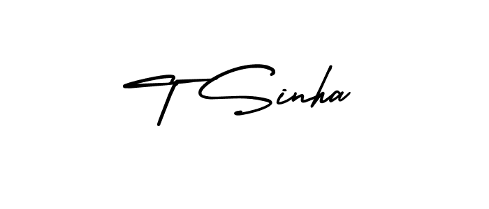 Similarly AmerikaSignatureDemo-Regular is the best handwritten signature design. Signature creator online .You can use it as an online autograph creator for name T Sinha. T Sinha signature style 3 images and pictures png