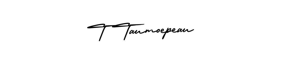 Make a beautiful signature design for name T Taumoepeau. Use this online signature maker to create a handwritten signature for free. T Taumoepeau signature style 3 images and pictures png