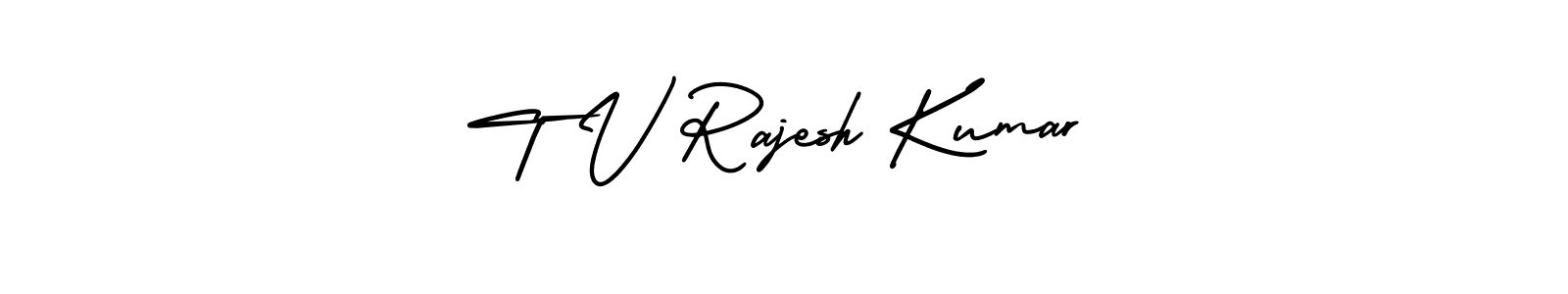 See photos of T V Rajesh Kumar official signature by Spectra . Check more albums & portfolios. Read reviews & check more about AmerikaSignatureDemo-Regular font. T V Rajesh Kumar signature style 3 images and pictures png