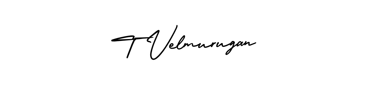 Also we have T Velmurugan name is the best signature style. Create professional handwritten signature collection using AmerikaSignatureDemo-Regular autograph style. T Velmurugan signature style 3 images and pictures png