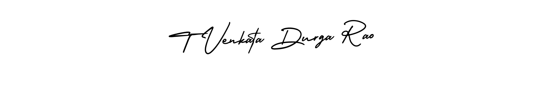 How to make T Venkata Durga Rao signature? AmerikaSignatureDemo-Regular is a professional autograph style. Create handwritten signature for T Venkata Durga Rao name. T Venkata Durga Rao signature style 3 images and pictures png