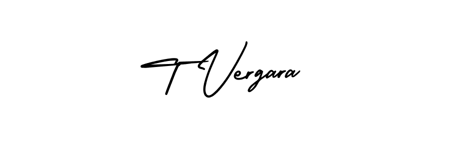 Make a beautiful signature design for name T Vergara. Use this online signature maker to create a handwritten signature for free. T Vergara signature style 3 images and pictures png