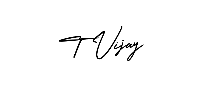 Best and Professional Signature Style for T Vijay. AmerikaSignatureDemo-Regular Best Signature Style Collection. T Vijay signature style 3 images and pictures png