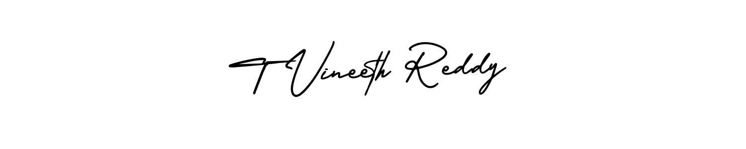 Similarly AmerikaSignatureDemo-Regular is the best handwritten signature design. Signature creator online .You can use it as an online autograph creator for name T Vineeth Reddy. T Vineeth Reddy signature style 3 images and pictures png