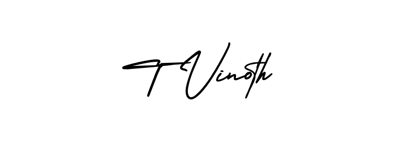 Make a short T Vinoth signature style. Manage your documents anywhere anytime using AmerikaSignatureDemo-Regular. Create and add eSignatures, submit forms, share and send files easily. T Vinoth signature style 3 images and pictures png