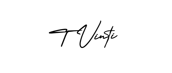 if you are searching for the best signature style for your name T Vinti. so please give up your signature search. here we have designed multiple signature styles  using AmerikaSignatureDemo-Regular. T Vinti signature style 3 images and pictures png