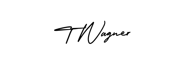 Also we have T Wagner name is the best signature style. Create professional handwritten signature collection using AmerikaSignatureDemo-Regular autograph style. T Wagner signature style 3 images and pictures png