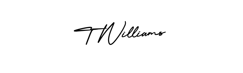 Make a beautiful signature design for name T Williams. Use this online signature maker to create a handwritten signature for free. T Williams signature style 3 images and pictures png