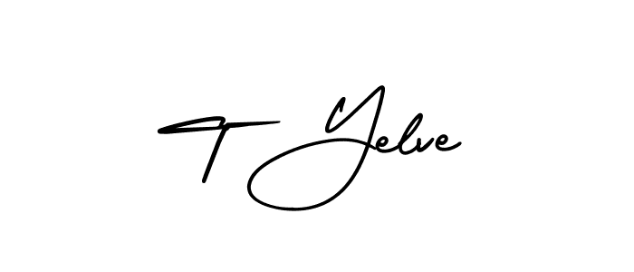 if you are searching for the best signature style for your name T Yelve. so please give up your signature search. here we have designed multiple signature styles  using AmerikaSignatureDemo-Regular. T Yelve signature style 3 images and pictures png