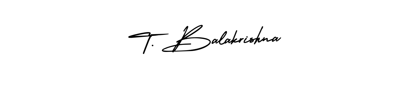 Make a short T. Balakrishna signature style. Manage your documents anywhere anytime using AmerikaSignatureDemo-Regular. Create and add eSignatures, submit forms, share and send files easily. T. Balakrishna signature style 3 images and pictures png