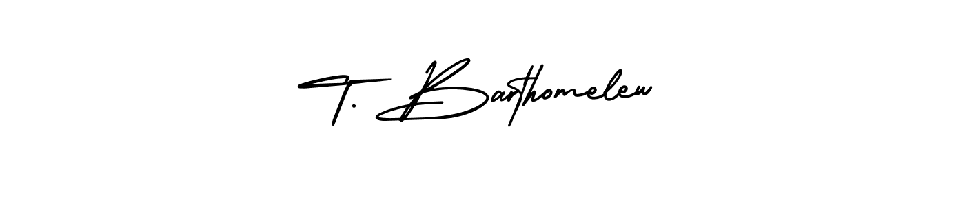 Check out images of Autograph of T. Barthomelew name. Actor T. Barthomelew Signature Style. AmerikaSignatureDemo-Regular is a professional sign style online. T. Barthomelew signature style 3 images and pictures png