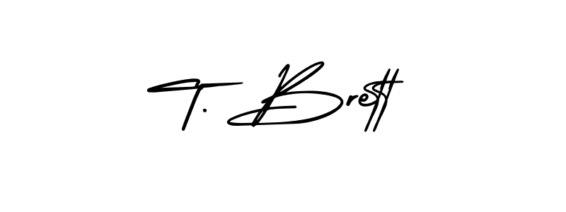 This is the best signature style for the T. Brett name. Also you like these signature font (AmerikaSignatureDemo-Regular). Mix name signature. T. Brett signature style 3 images and pictures png