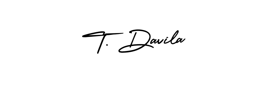 Similarly AmerikaSignatureDemo-Regular is the best handwritten signature design. Signature creator online .You can use it as an online autograph creator for name T. Davila. T. Davila signature style 3 images and pictures png