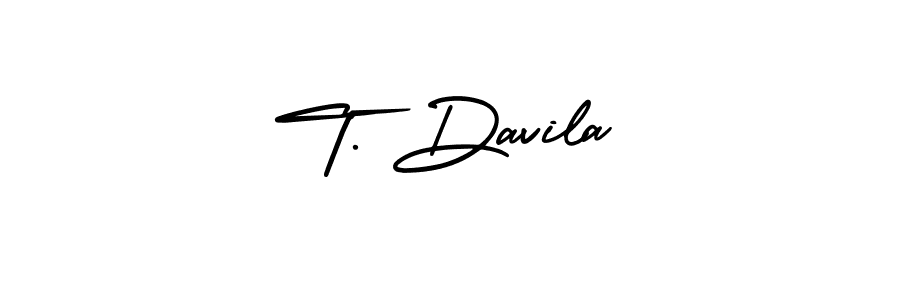 Similarly AmerikaSignatureDemo-Regular is the best handwritten signature design. Signature creator online .You can use it as an online autograph creator for name T. Davila. T. Davila signature style 3 images and pictures png