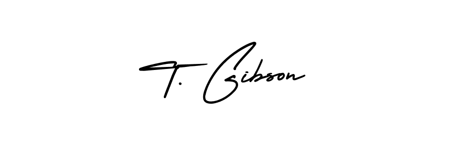 T. Gibson stylish signature style. Best Handwritten Sign (AmerikaSignatureDemo-Regular) for my name. Handwritten Signature Collection Ideas for my name T. Gibson. T. Gibson signature style 3 images and pictures png