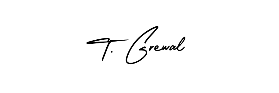 Check out images of Autograph of T. Grewal name. Actor T. Grewal Signature Style. AmerikaSignatureDemo-Regular is a professional sign style online. T. Grewal signature style 3 images and pictures png