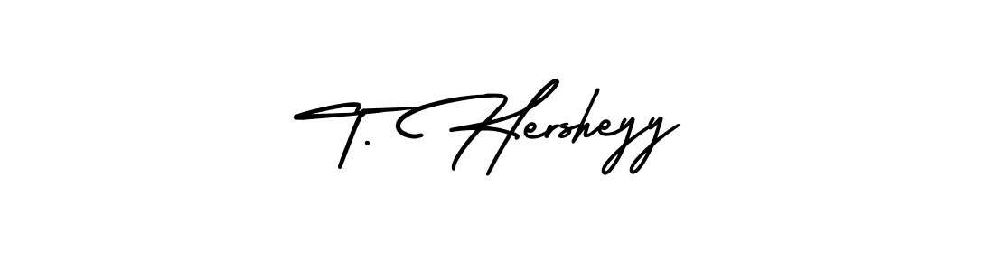 Create a beautiful signature design for name T. Hersheyy. With this signature (AmerikaSignatureDemo-Regular) fonts, you can make a handwritten signature for free. T. Hersheyy signature style 3 images and pictures png