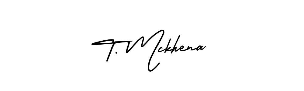Best and Professional Signature Style for T. Mckhena. AmerikaSignatureDemo-Regular Best Signature Style Collection. T. Mckhena signature style 3 images and pictures png