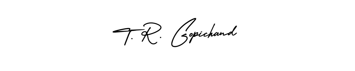 Also You can easily find your signature by using the search form. We will create T. R. Gopichand name handwritten signature images for you free of cost using AmerikaSignatureDemo-Regular sign style. T. R. Gopichand signature style 3 images and pictures png