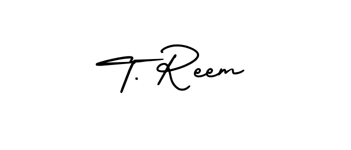 You can use this online signature creator to create a handwritten signature for the name T. Reem. This is the best online autograph maker. T. Reem signature style 3 images and pictures png