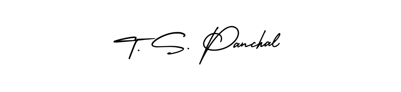 Also we have T. S. Panchal name is the best signature style. Create professional handwritten signature collection using AmerikaSignatureDemo-Regular autograph style. T. S. Panchal signature style 3 images and pictures png