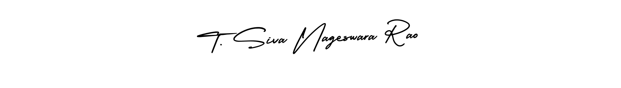 How to make T. Siva Nageswara Rao signature? AmerikaSignatureDemo-Regular is a professional autograph style. Create handwritten signature for T. Siva Nageswara Rao name. T. Siva Nageswara Rao signature style 3 images and pictures png