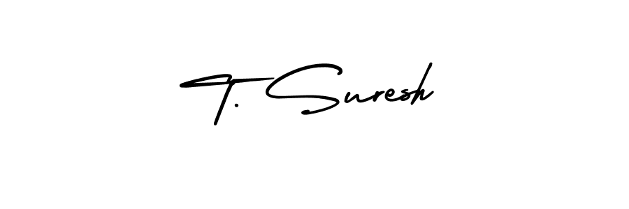 Check out images of Autograph of T. Suresh name. Actor T. Suresh Signature Style. AmerikaSignatureDemo-Regular is a professional sign style online. T. Suresh signature style 3 images and pictures png